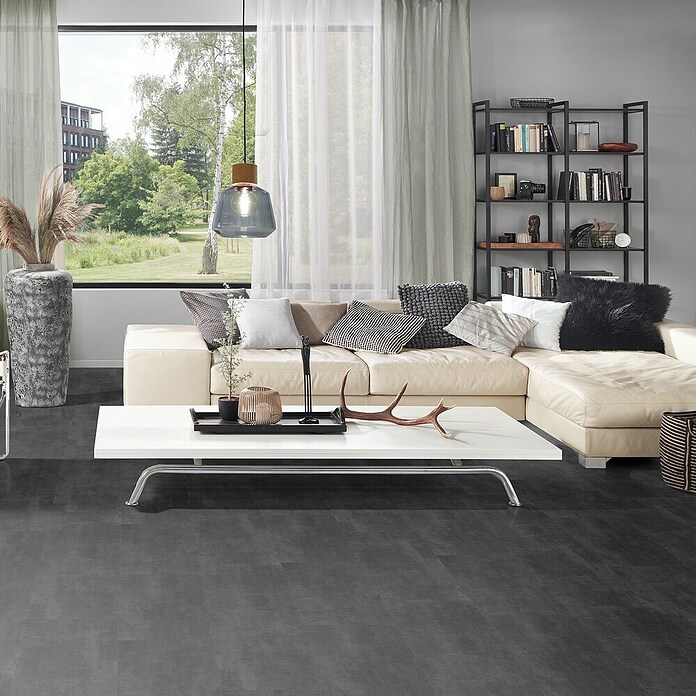 Vinylvloer Rigid SPC-tegel Luna (610 x 305 x 4,3 mm, Tegel) | BAUHAUS