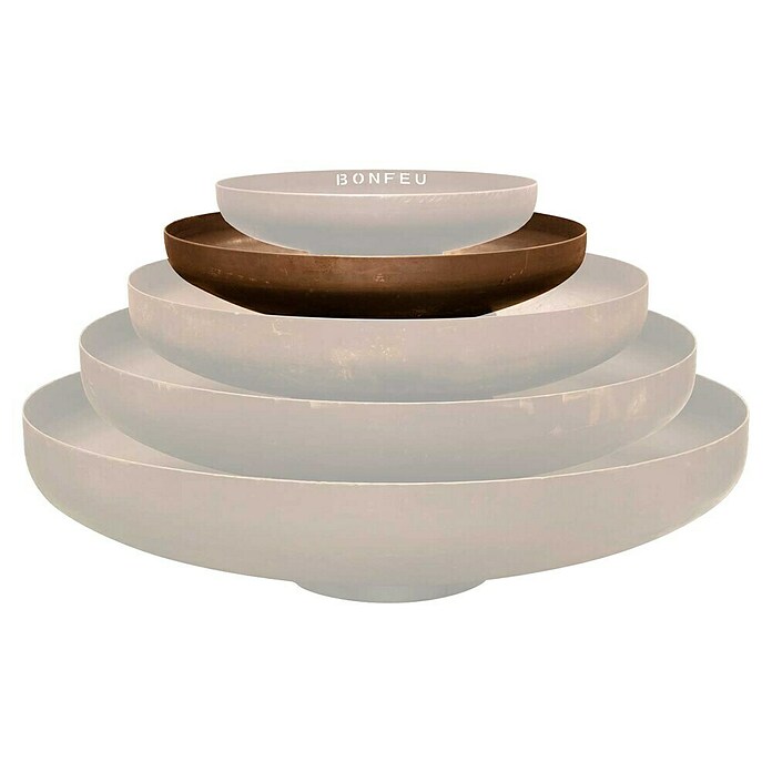 Bonfeu Brasero Bonbowl (Diámetro: 80 cm, Acero Corten) | BAUHAUS