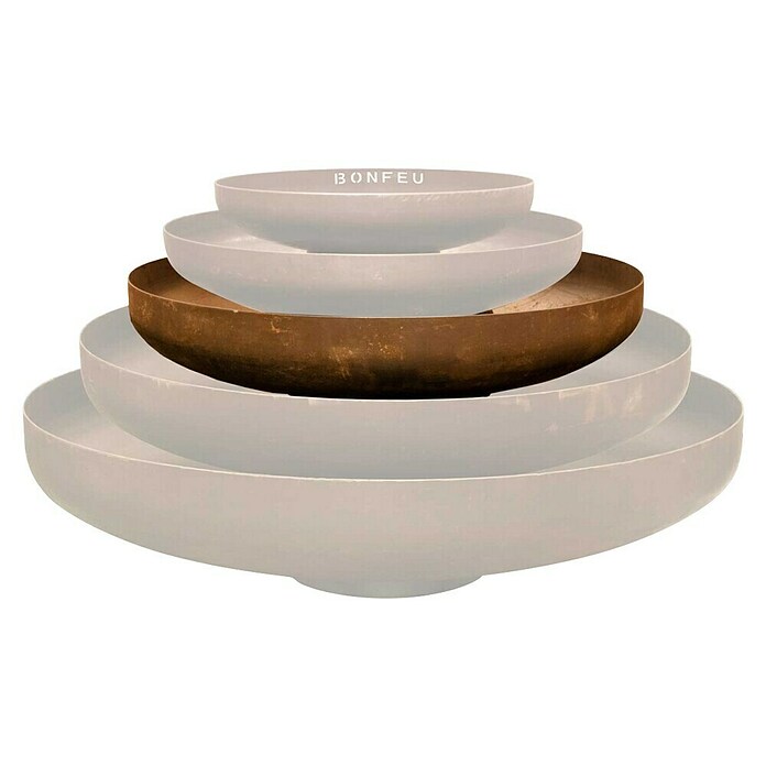 Bonfeu Brasero Bonbowl (Diámetro: 100 cm, Acero Corten) | BAUHAUS