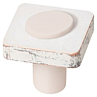 Nesu Pomo para muebles Cuadrado Shabby (Madera)