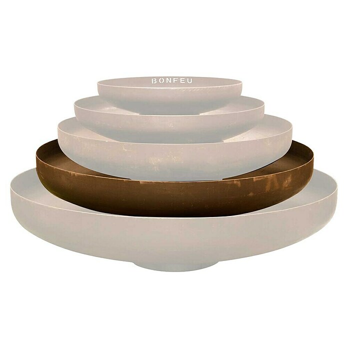 Bonfeu Brasero Bonbowl (Diámetro: 120 cm, Acero Corten) | BAUHAUS