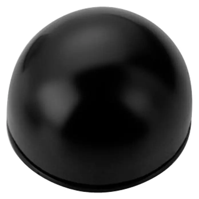 Inofix Tope de puerta 2033 - Negro, Plástico, 2 ud. - Esfera negra brillante, ideal para decoración o como pisapapeles. Diseño atemporal para cualquier espacio.