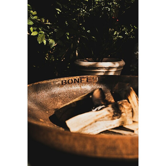 Bonfeu Brasero Bonbowl Plus (Diámetro: 60 cm, Acero Corten) | BAUHAUS