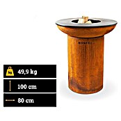 Bonfeu Brasero Bonbiza (Diámetro: 80 cm, Acero Corten) | BAUHAUS