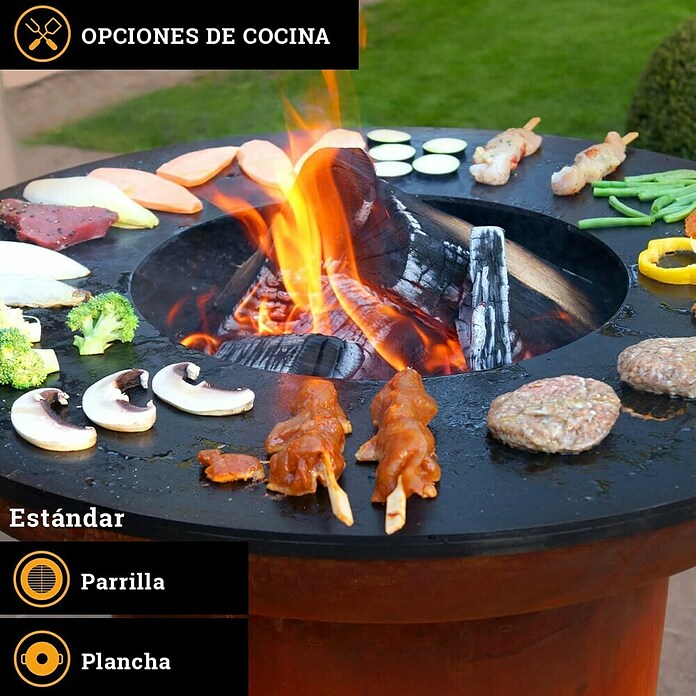 Bonfeu Brasero Bonbiza (Diámetro: 80 cm, Acero Corten) | BAUHAUS