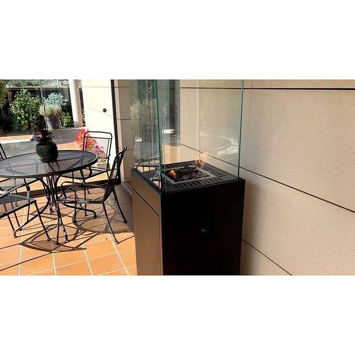 Nora Flames Estufa de exterior Babel (10 kW, Altura: 155 cm) | BAUHAUS