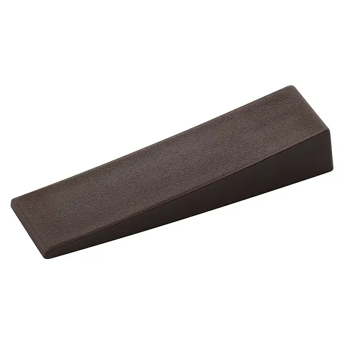 Inofix Cuña para muebles 3012 - Marrón, 3 ud. - Tope de puerta marrón en forma de cuña, ideal para mantener puertas y ventanas abiertas. Diseño práctico y discreto.