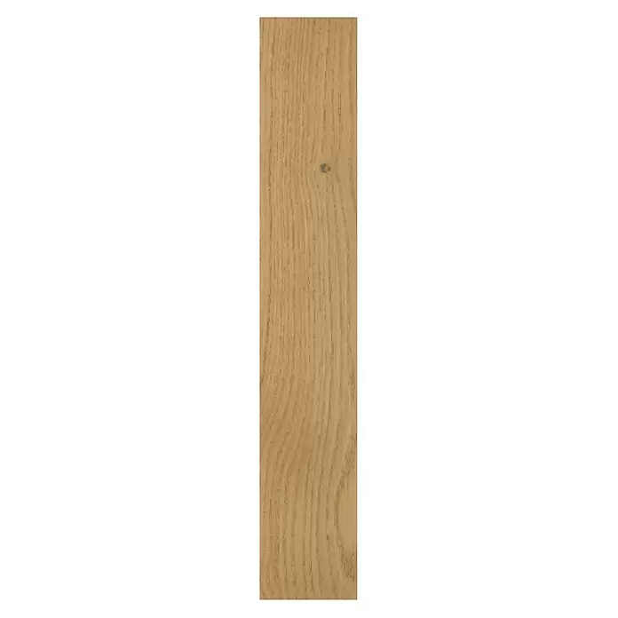 Parador Parkettmuster Classic 3025 Rustikal Eiche Malbec leicht geweißt - 200 x 185 x 13 mm, Schiffsboden - Helle braune Holzdiele mit sichtbarer Maserung und einem kleinen dunklen Ast.
