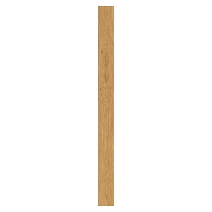 Parador Parkett Trendtime 4 - Eiche Molvina natur, Landhausdiele, 2.010 x 160 x 13 mm - Natürliche Eichenholz-Bodenplanke mit sichtbarer Maserung und Ästen.
