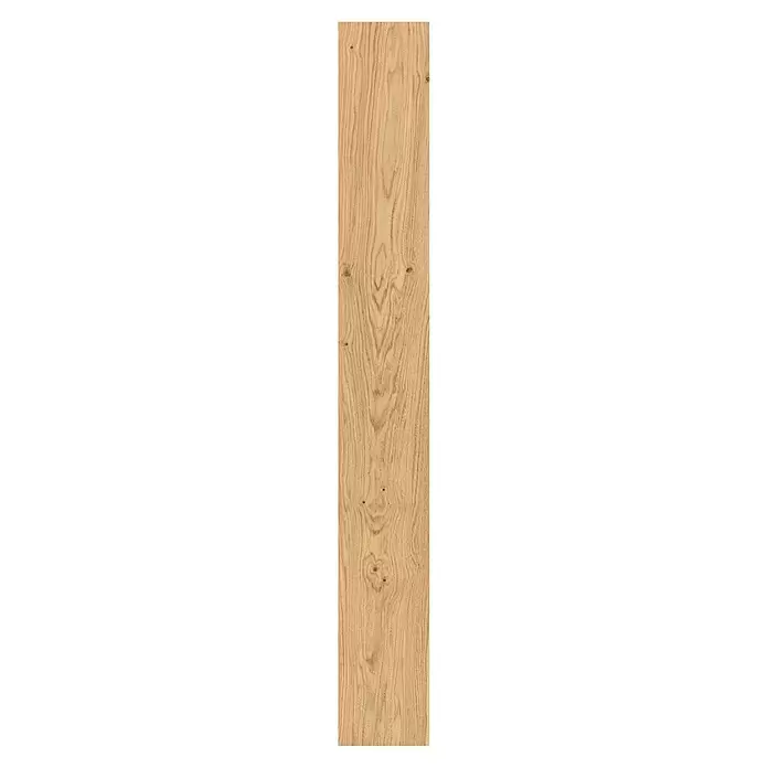 Parador Parkett Classic 3025 - Eiche Soft Struktur, Landhausdiele, 2.380 x 233 x 13 mm - Helle Eichenholzplatte mit natürlicher Maserung und kleinen Ästen.