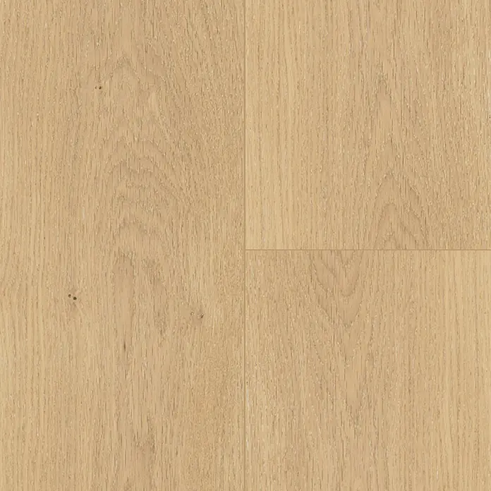 Parador Parkettmuster Classic 3060 Natur Eiche - 200 x 185 x 13 mm, Landhausdiele - Detailaufnahme eines hellen, natürlichen Eichenparkettbodens, der die warme Textur und Maserung des Holzes hervorhebt.