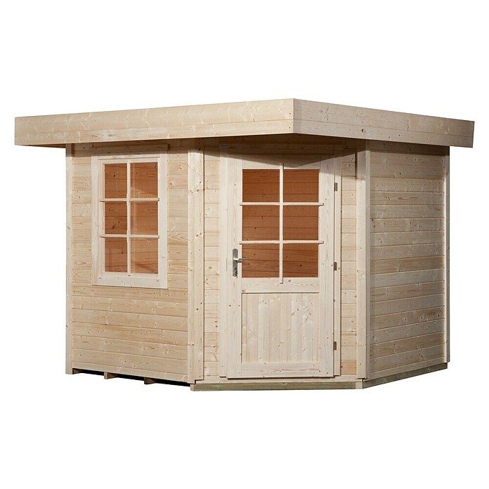 Weka Saunahaus SALO 7,5 kW BioS Gr. 1 (Bioofen, Steuerung Ofen: Extern, L x B x H: 338 x 237 x 338 cm, Natur) | BAUHAUS