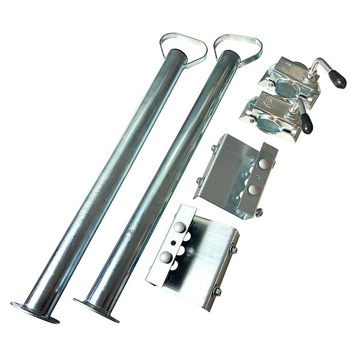Abstellstütze (Silber, Passend für: Anhänger Tieflader TL-EU3 / TL-EB3) | BAUHAUS