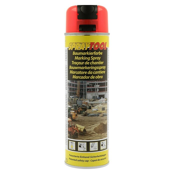 Poseban sprej za lakiranje  (Neon crvena, Svilenkasti mat, 500 ml) | BAUHAUS