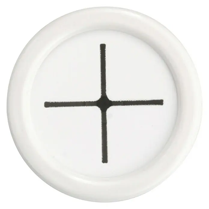 Inofix Colgador adhesivo 2089 - Plástico, Blanco - Toallero blanco con patrón de cruz negra para baño o cocina para un fácil almacenamiento de toallas.