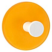 Inofix Colgador adhesivo 2311 (2 uds., Plástico, Naranja, Redondeada)