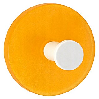 Inofix Colgador adhesivo 2311 (2 ud., Plástico, Naranja, Redonda)