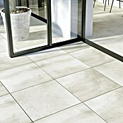 Feinsteinzeugfliese Beton White (59,3 x 59,3 cm, Weiß, Glasiert)