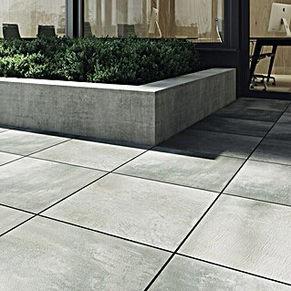 Cersanit Terrassenfliese Beton Grey Light (59,3 x 59,3 x 2 cm, Grau, Matt)