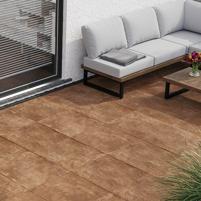 Terrassenfliese Cera 2.0 (Cotto, 60 x 60 x 2 cm, Feinsteinzeug)