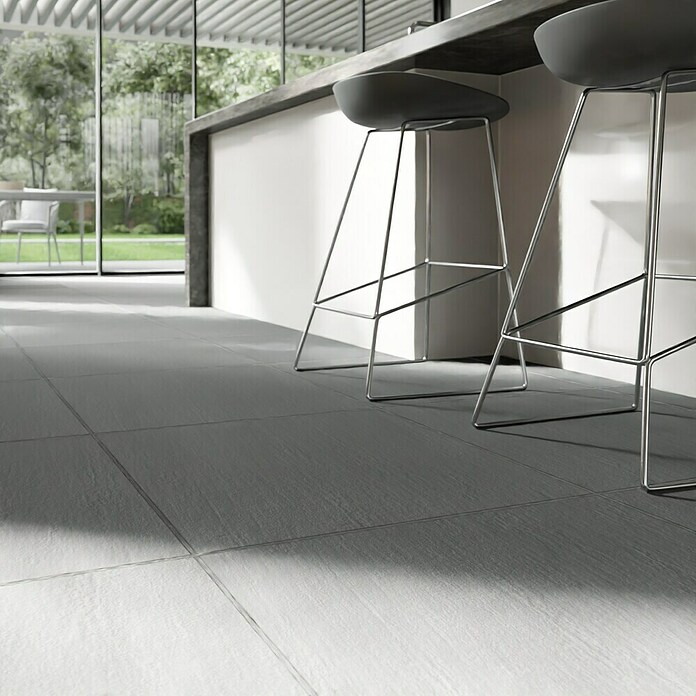 Terrassenfliese Slate Grey (Grau, 60 x 60 x 2 cm, Feinsteinzeug)