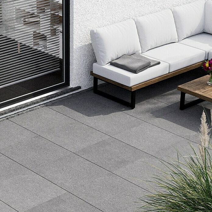 Terrassenfliese Cera 2.0 (Fortezza Diorite, 60 x 60 x 2 cm, Feinsteinzeug)