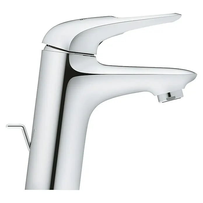 Grohe Eurostyle Waschtischarmatur S-Size - Chrom, Glänzend, Kaltwasserstart - Glänzender Chrom-Wasserhahn mit modernem Design und Hebel zur einfachen Bedienung, ideal für jedes Badezimmer.
