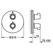 Grohe Grohtherm Special UP-Badewannenthermostat (Chrom, Glänzend) | BAUHAUS