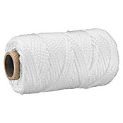 Cordel de polipropileno DY2702852 (Ø x L: 1 mm x 125 m, Polipropileno, Blanco, Trenzado (8 veces))