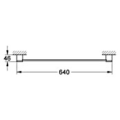 Grohe Allure Badetuchhalter (Breite: 64,6 cm, Chrom, Glänzend) | BAUHAUS