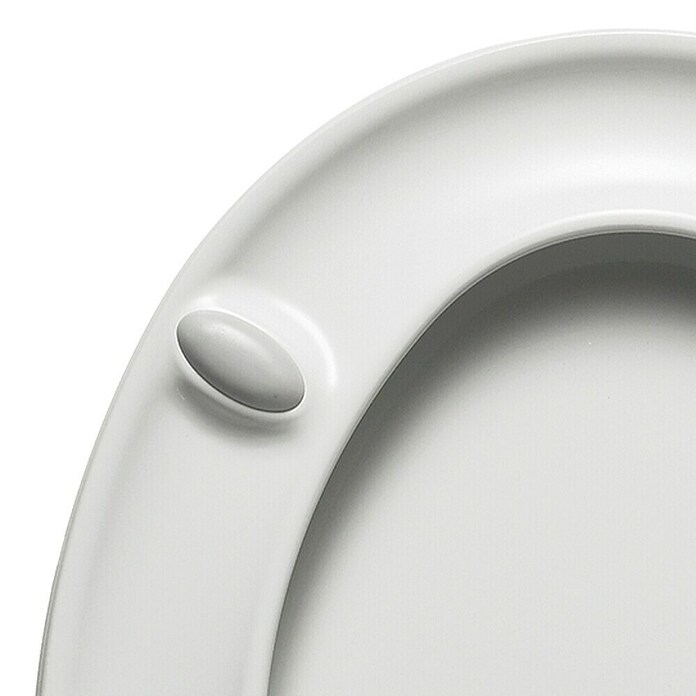 Poseidon Tapa de WC (Blanco, Duroplast, Caída amortiguada)