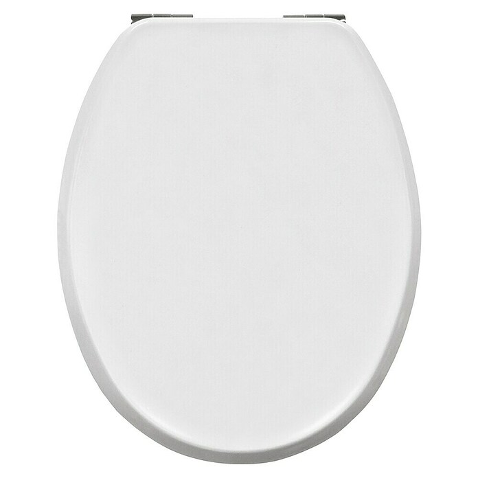 Poseidon Tapa de WC (Blanco, Núcleo de madera, Caída amortiguada)