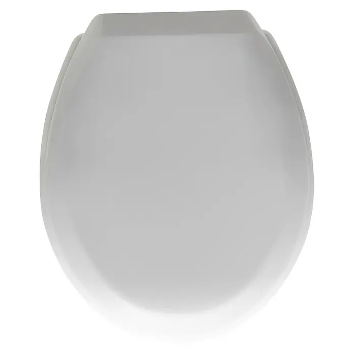Poseidon WC-Sitz Berlin - Duroplast, Weiß, Ohne Absenkautomatik - Weiße Toilettensitzabdeckung in sauberem Design, ideal für jedes Badezimmer. Passt sich harmonisch an und bietet hohen Komfort bei der Nutzung.