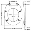 Poseidon WC-Sitz Berlin (Duroplast, Weiß, Ohne Absenkautomatik) | BAUHAUS