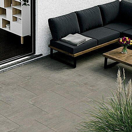 Terrassenfliese Garden Grey (60 x 60 x 2 cm, Grau, Matt)