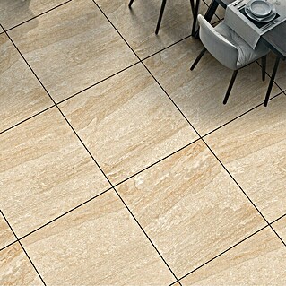 Terrassenfliese Lava Stone 2.0 (60 x 60 x 2 cm, Beige, Matt)