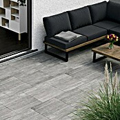 Terrassenfliese Garden Grey Struktur (59,7 x 59,7 x 2 cm, Grau, Matt) | BAUHAUS