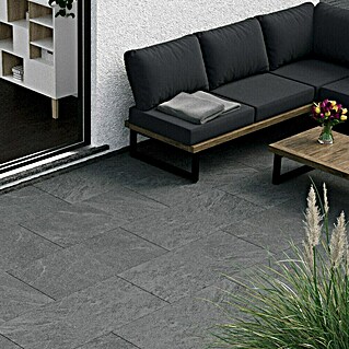 Marazzi Terrassenfliese Esterno 20T Quarzit Platinum (50 x 100 x 2 cm, Grau, Matt)