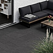 Marazzi Terrassenfliese Esterno 20T Basalt (60 x 60 x 2 cm, Schwarz, Matt) | BAUHAUS