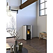 FreePoint Estufa de pellets Indigo Evo (7 kW, Volumen de calefacción: 71 m³ - 200 m³, Blanca) | BAUHAUS