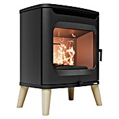 FreePoint Estufa de leña Flos Wood (7 kW, Volumen de calefacción: 196 m³, Negro) | BAUHAUS