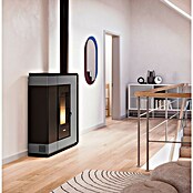 FreePoint Estufa de pellets Arco canalizable (9 kW, Volumen de calefacción: 70 m³ - 238 m³, Negro y titanium) | BAUHAUS