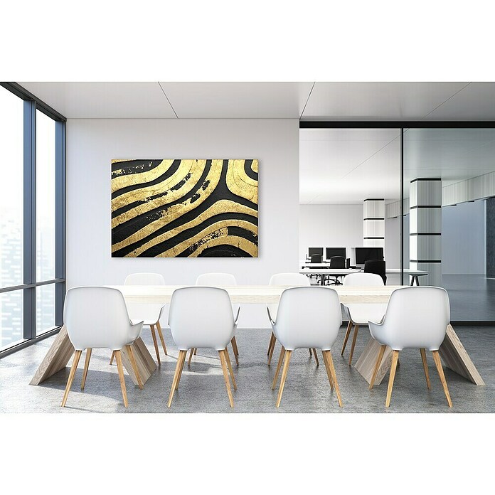 Leinwandbild Akustikbild (Golden Pattern, B x H: 120 x 80 cm) | BAUHAUS