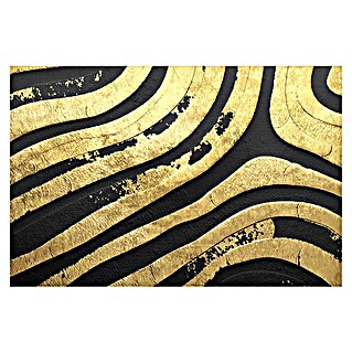 Leinwandbild Akustikbild (Golden Pattern, B x H: 70 x 50 cm)