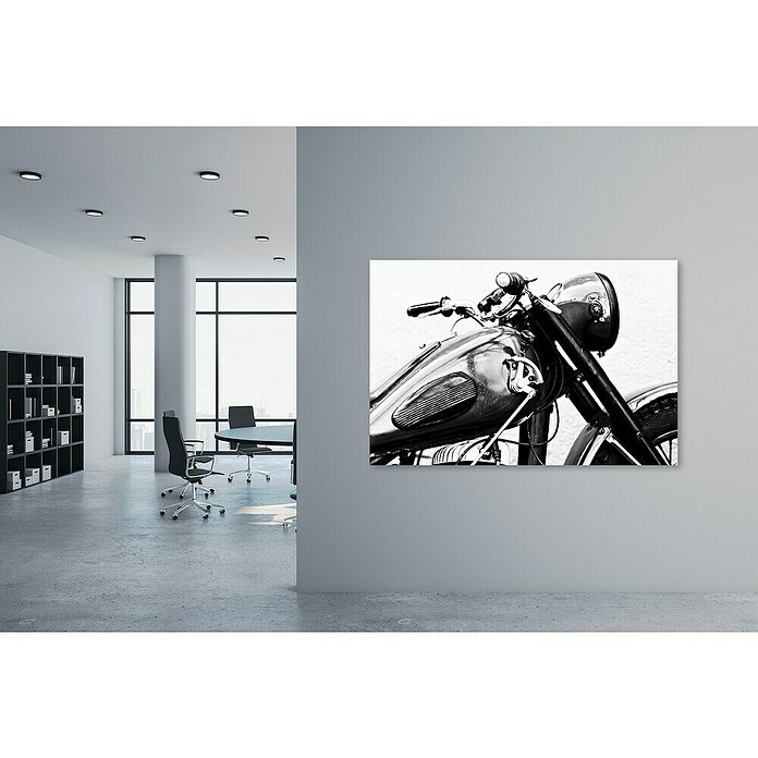 Leinwandbild Akustikbild (Motorrad, B x H: 150 x 150 cm) | BAUHAUS