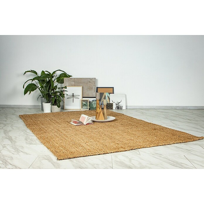 Juteteppich Nature 502 (Naturbraun, 290 x 200 cm, 100 % Jute) | BAUHAUS