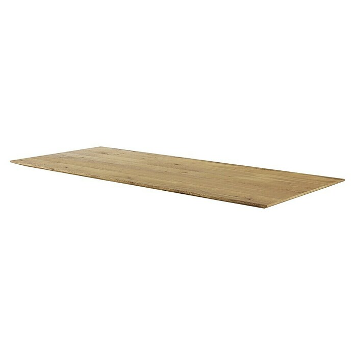 Exclusivholz Mizna plošča s švicarskim robom  (Hrast, 200 x 85 x 2,6 cm) | 4560 - Massivholz / Tischplatten | GADC - Leimholz | GAD - Regale | GA - Leimholz / Regale | G - Holz/Bauelem | BAUHAUS