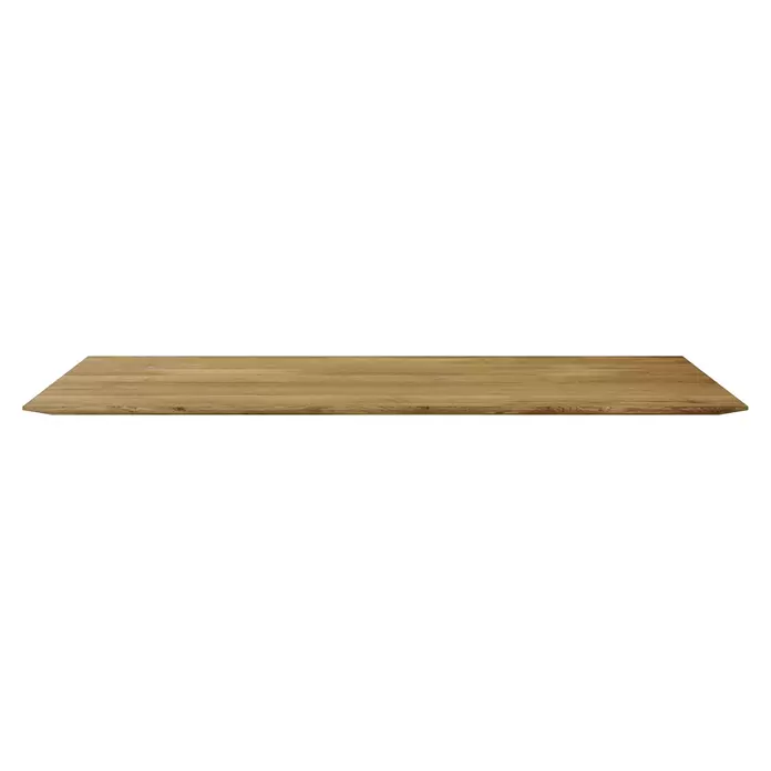 Exclusivholz Tischplatte mit Schweizer Kante - Eiche, 200 x 85 x 2,6 cm