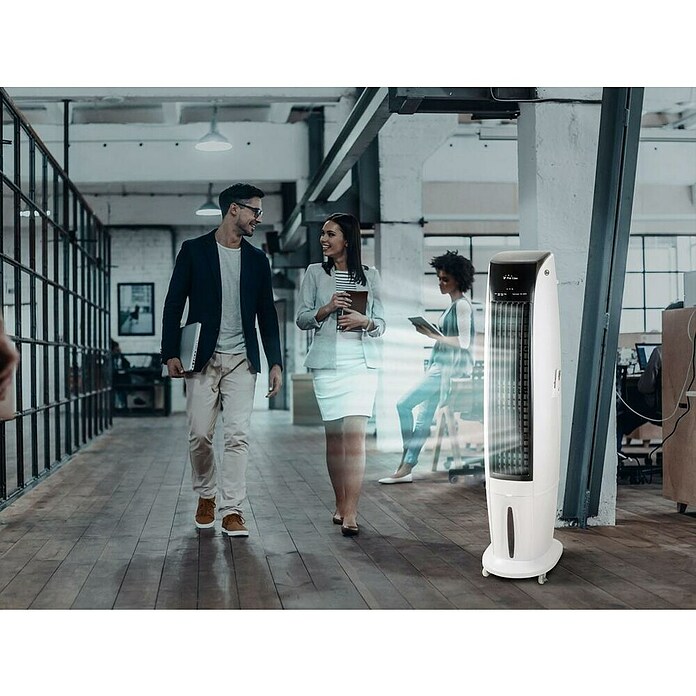 Purline Rafy Climatizador evaporativo 170 (Blanco, Altura: 170 cm, Potencia frigorífica: 350 W, Tamaño de la estancia: 55 m²) | BAUHAUS