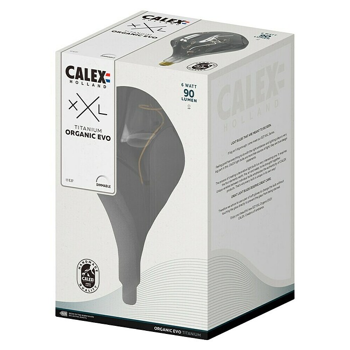 Calex Ledlichtbron XXL Organic Evo Titanium Flex (6 W, Levensduur: 15.000 u) | BAUHAUS